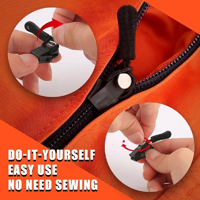 Zipper Slider with 3 Different Size (Small, Medium, Large)