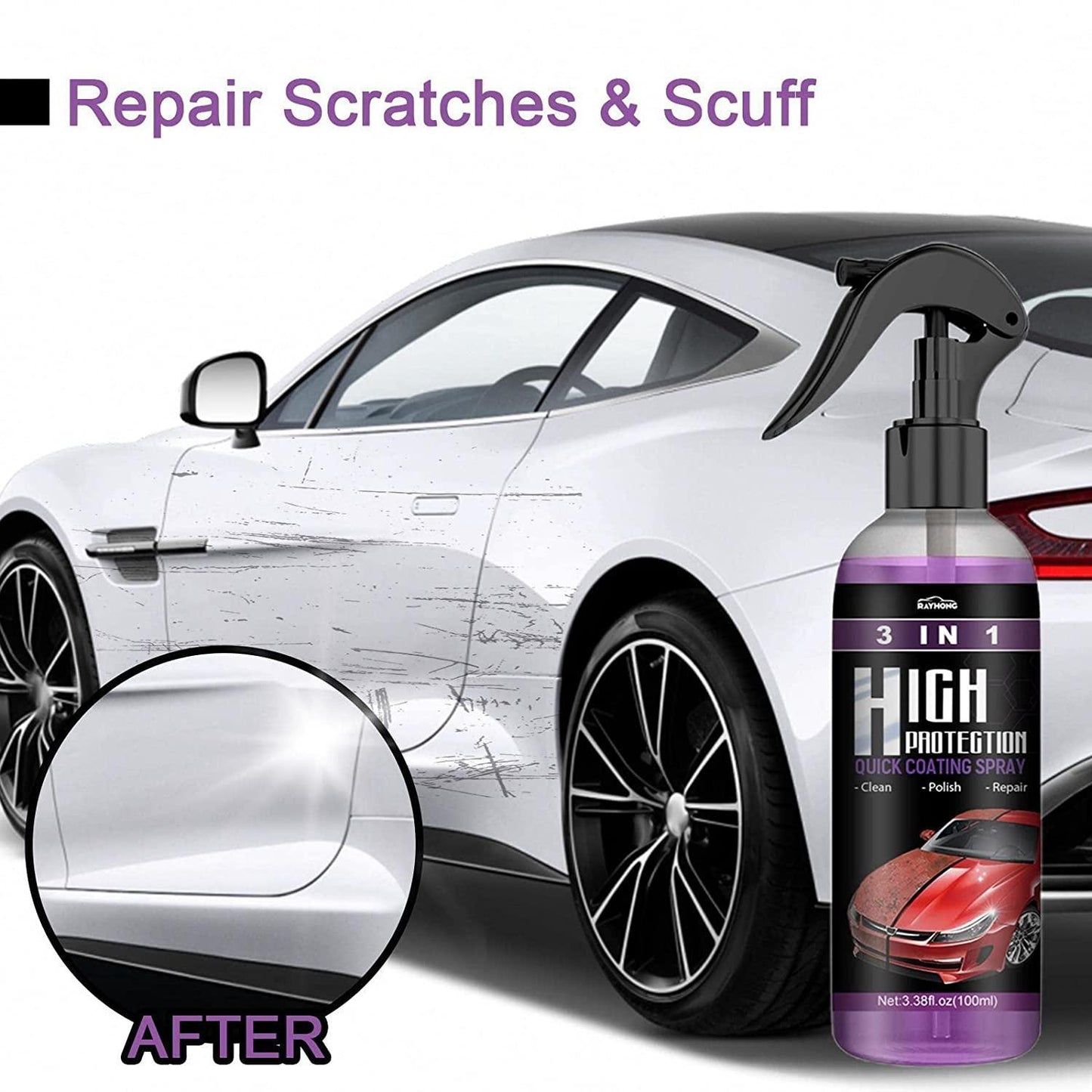 Car Scratch Spray ( Buy 1 Get 1 Free)