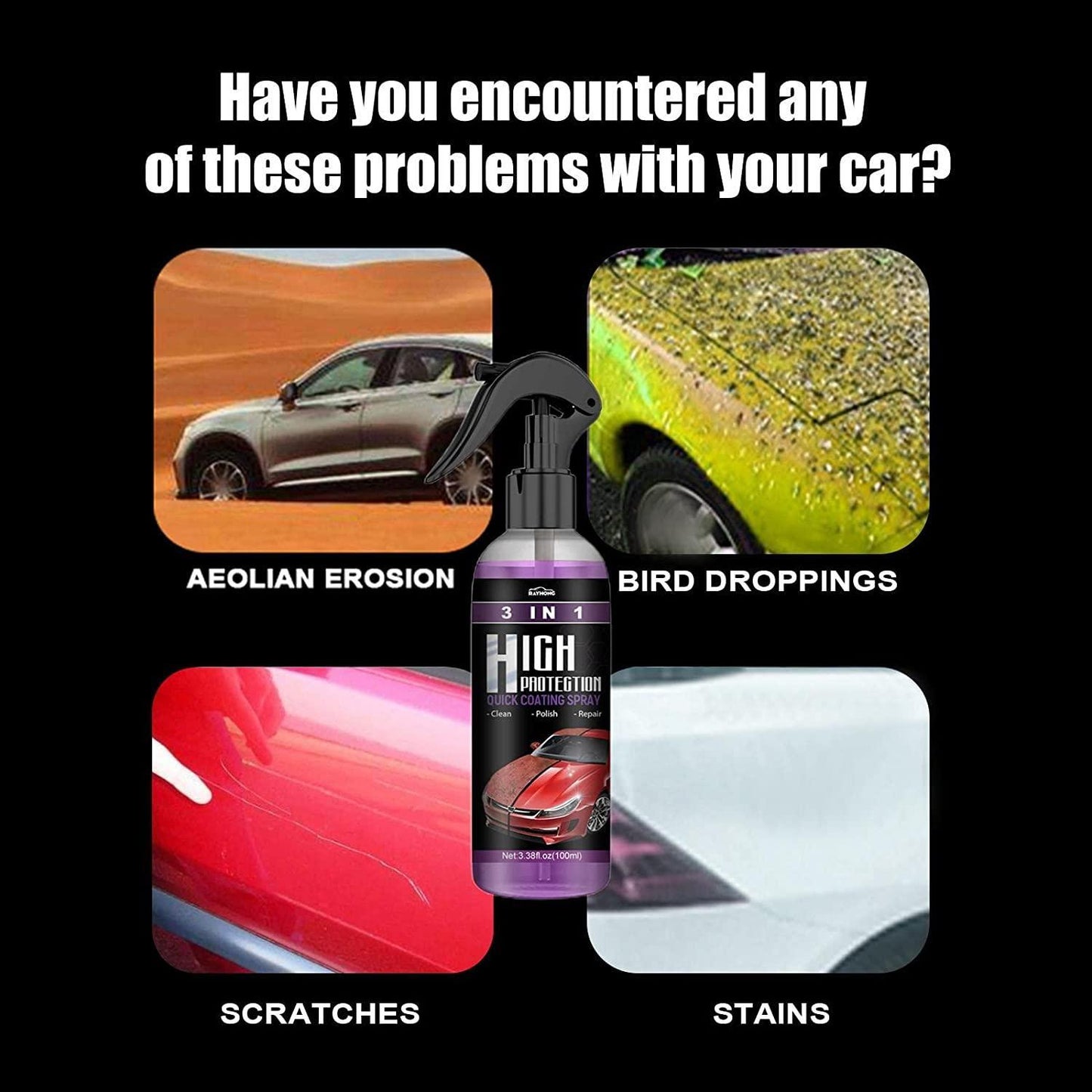 Car Scratch Spray ( Buy 1 Get 1 Free)