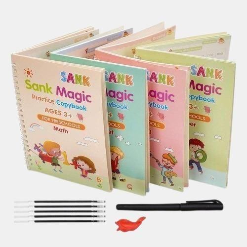 Magic Practice Copybook (4 Book + 10 Refill)